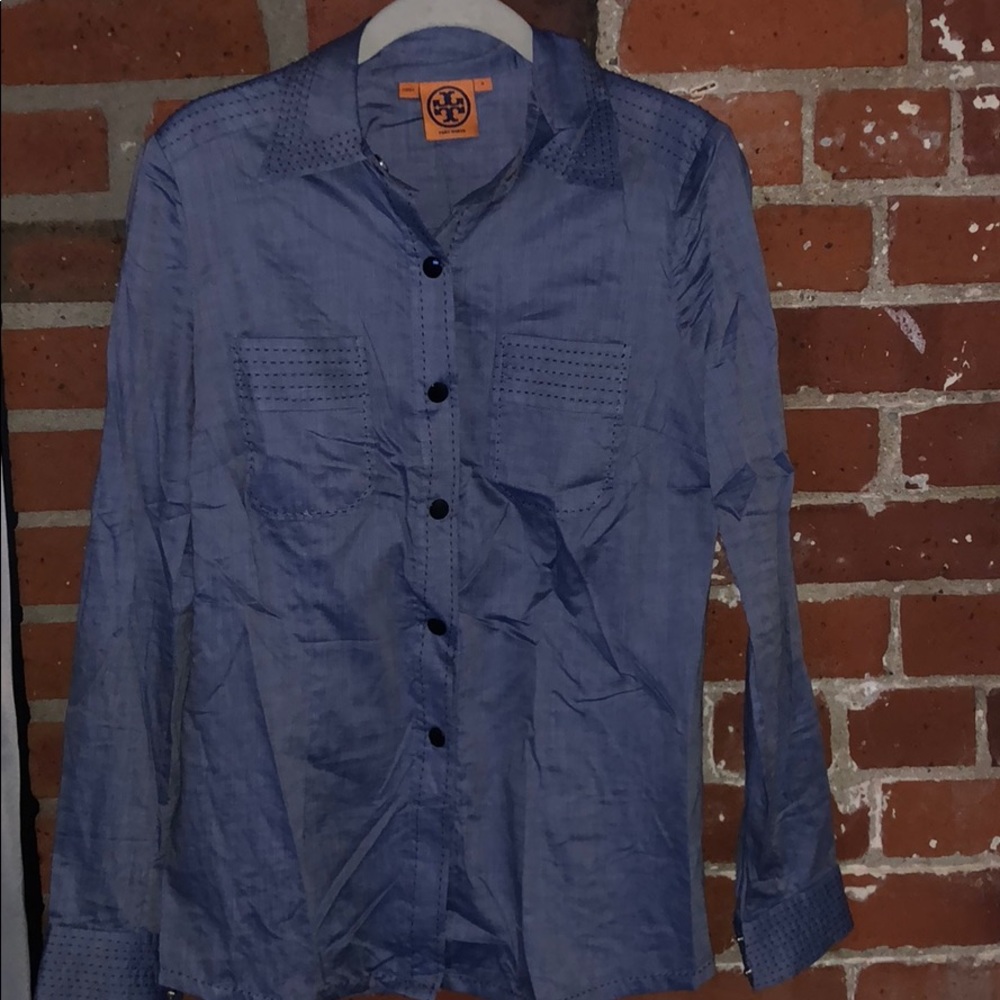 Tory Burch Chambray blouse